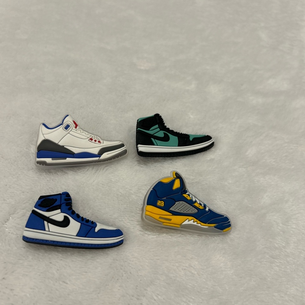 Set of Mini Sneaker Shoe Charms